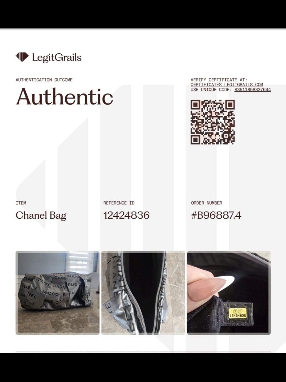 Chanel Silver Rue Cambon Clutch Bag - Picture 10 of 10